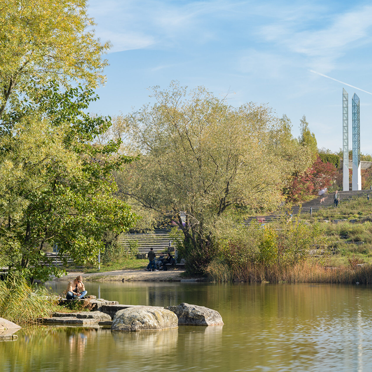 Ausschnitt aus dem Irchelpark Zürich